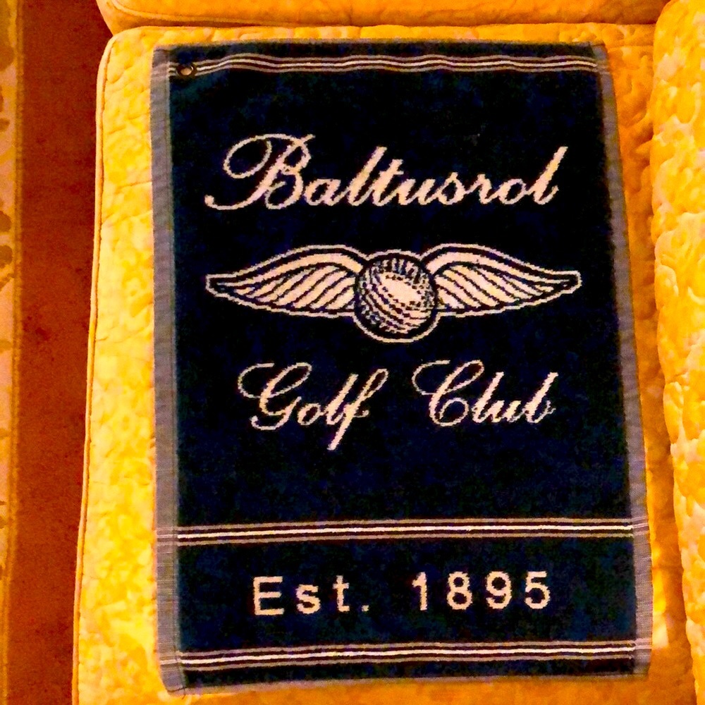 Baltusrol Golf Club bag towel - Picture 2 of 4